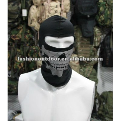 Black disguise military balaclava with acrylic