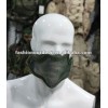 Olive green disguise military facemask with steel for protect face