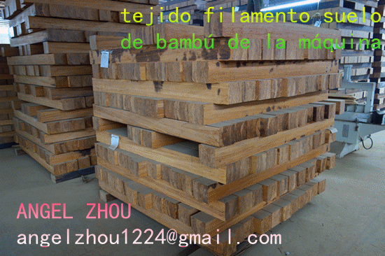 máquina de suelo de bambú