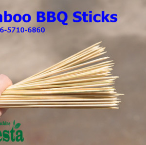 Bamboo BBQ Stick Machine (process)