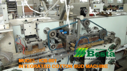 ICB-001 Integrated Cotton Bud Making Machine, Cotton Swab Machine
