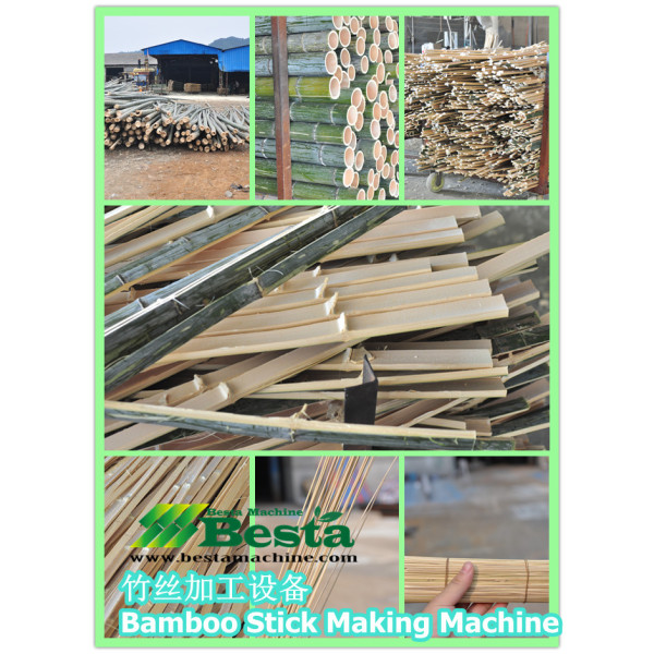 Bamboo Stick Making Process