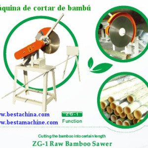 máquina de cortar de bambú