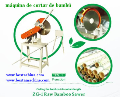 máquina de cortar de bambú