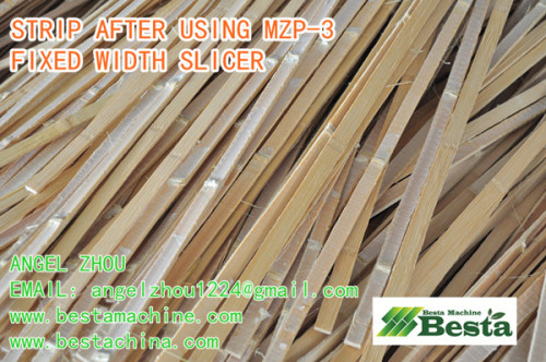 MZP-3 Strip Width Thickness Setting Machine, Bamboo Knot Removing Machine
