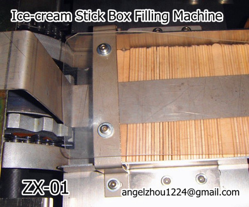 Ice-cream Stick Box Filling Machine
