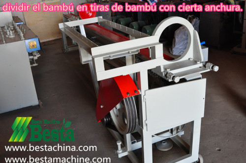 bambú que hace la máquina stick
