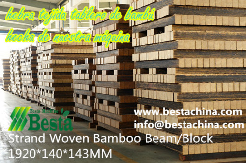 Mundo mejor tejido filamento de bambú piso de la máquina