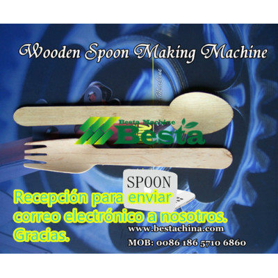 máquinas de hacer tenedor de madera
