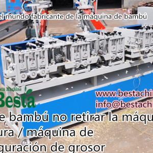 máquina de procesamiento de tira de bambú