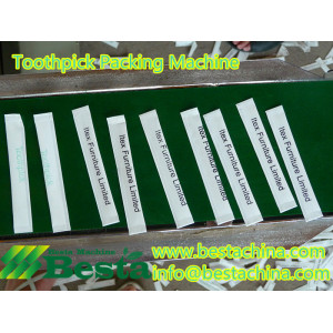 High quality bamboo toothpick packing machine