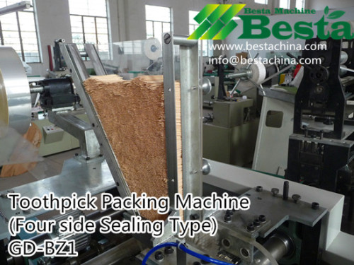 Toothpick Packing Machine (four side sealing type) hot selling