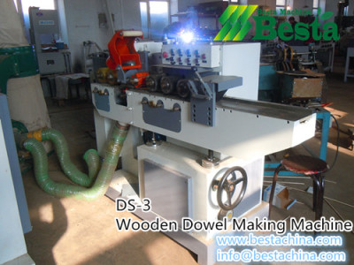 Wooden Dowel Stick Making Machine