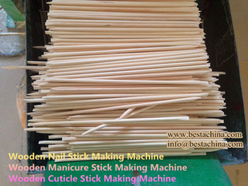 Wooden Manicure Stick Machine