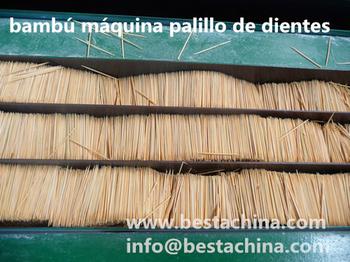 bambú máquina palillo de dientes