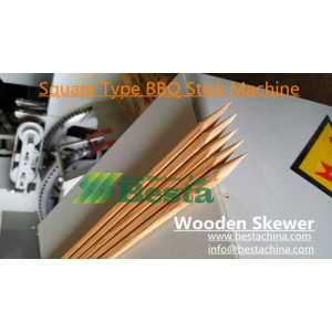 Wooden Skewer Making Machine