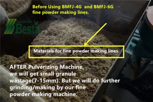 100 mesh bamboo powder making Machine