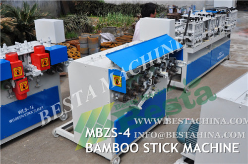 High quality bamboo stick making machine, round bamboo stick makig
