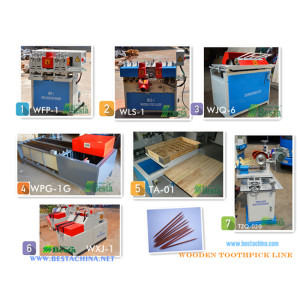 Wooden Toothpick Machine, whole production line toothpick machine