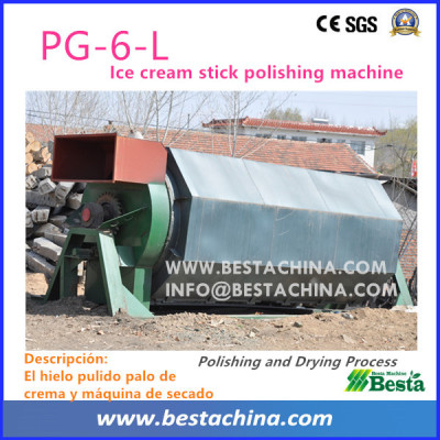 Ice-cream Stick Polishing Machine