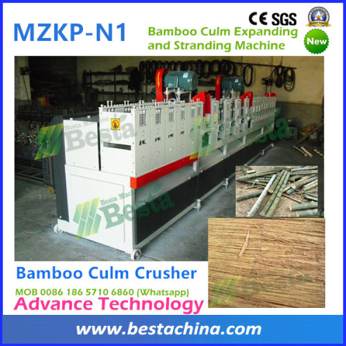 Bamboo Pole Crusher, Bamboo Crushing Machine, Strand Woven Bamboo Flooring Machine