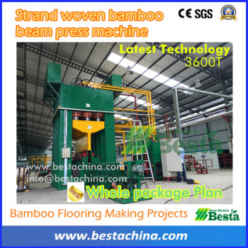 Bamboo Flooring Press Machine (strand woven beam press ), cold press (high quality)