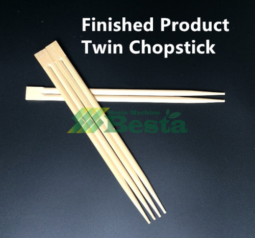 High speed twin chopstick shape forming machine, bamboo chopstick lines