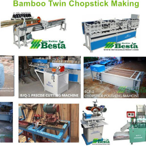 Bamboo Twin Chopstick Making Machine (production line)