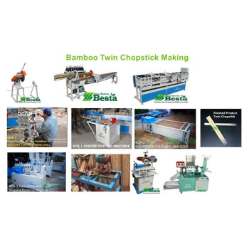 Bamboo Twin Chopstick Making Machine (production line)