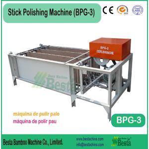 Stick Polishing Machine, bamboo bbq stick machine