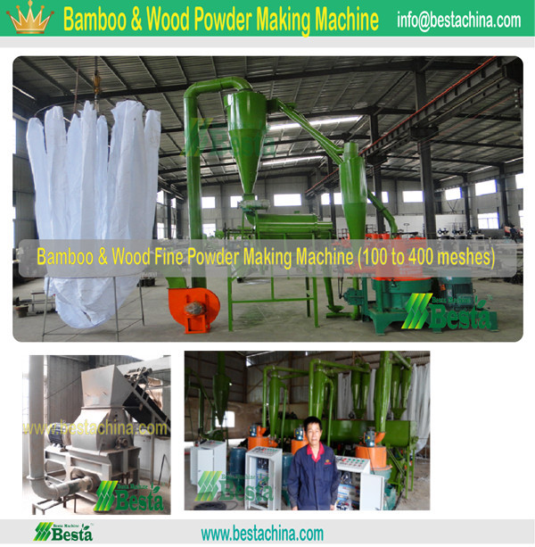 High quality Bamboo & Wood Fine Powder Making Machine (100 to 400 meshes)