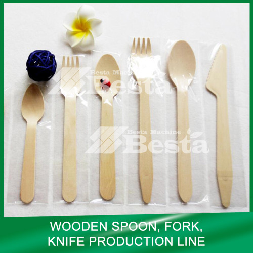 Wooden Spoon, fork, knife making machine