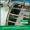 Chopstick shape forming machine (high speed), round chopstick sharpening machine