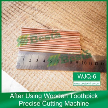 Wooden toothpick Precise Cutting Machine, Toothpick Making Machine