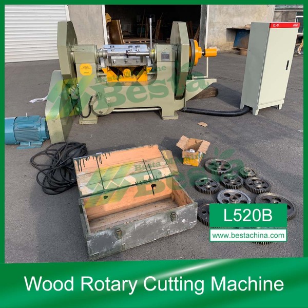 L520B Wood Rotary Cutting Machine, Wooden Ice Cream Stick Machine