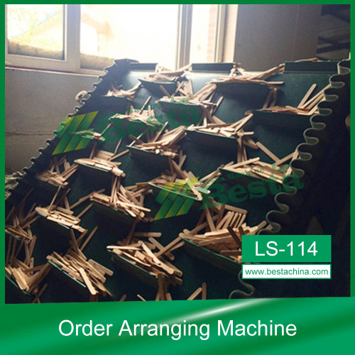 114 MM Wooden Ice Cream Stick Order Arranging Machine