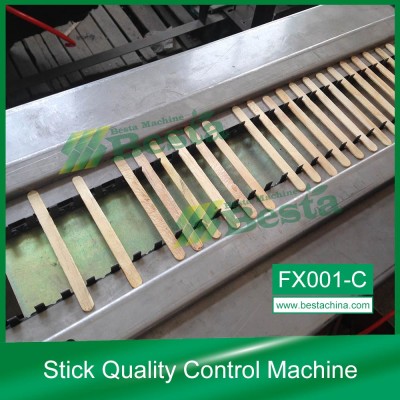 Stick Quality Control Machine，Ice cream stick making machine