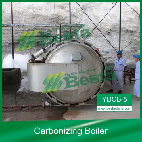 Carboinzing Boiler, Strand Woven Flooring Making Machine