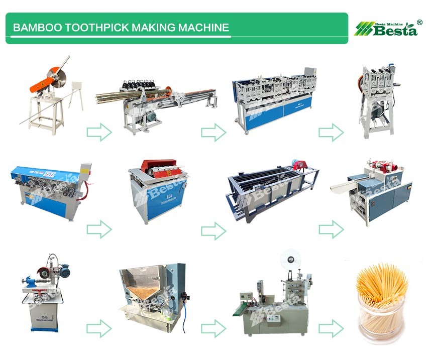 BAMBOO TOOTHPICK MAKING PRODUCTION LINE