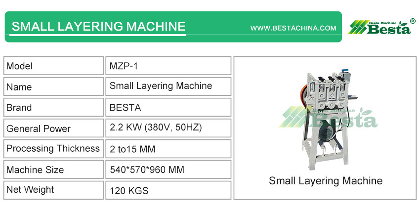MZP-1 Bamboo Strip Small Layering Machine