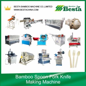Bamboo Spoon, fork, knife making machine
