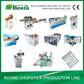 Round Chopstick Making Machine (whole production line)