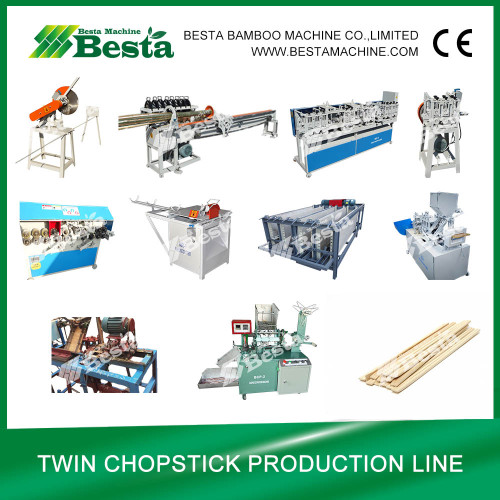 Bamboo Twin Chopstick Making Machine