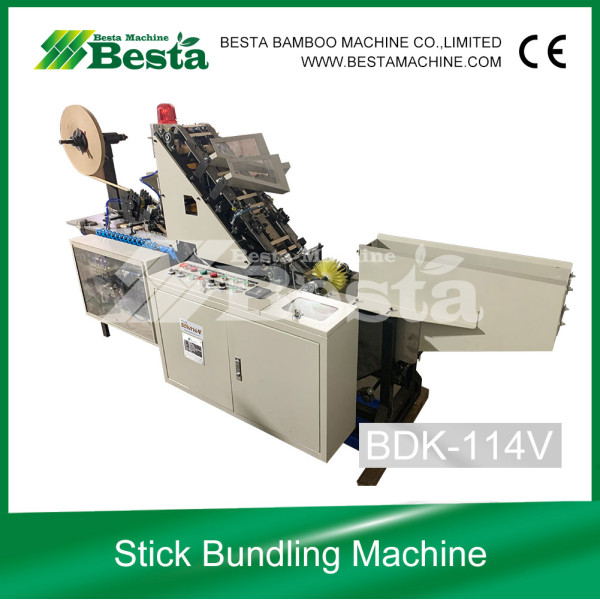 114 MM ICE CREAM STICK BUNDLING MACHINE