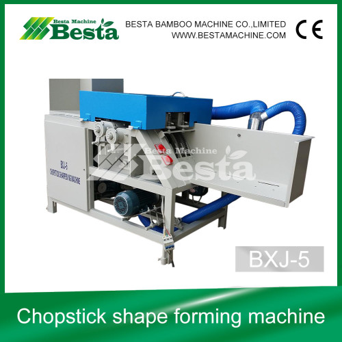 Chopstick shape forming machine (high speed), round chopstick sharpening machine