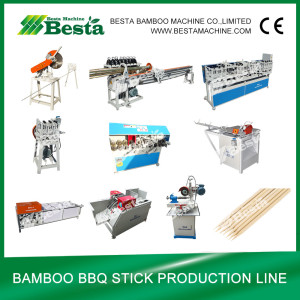 BAMBOO BBQ STICK MAKING MACHINE (WHOLE LINE)