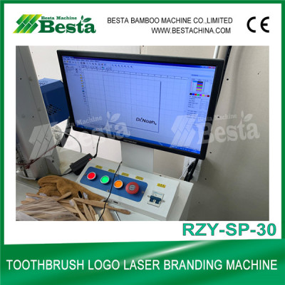 How to do the logo branding of toothbrush handle