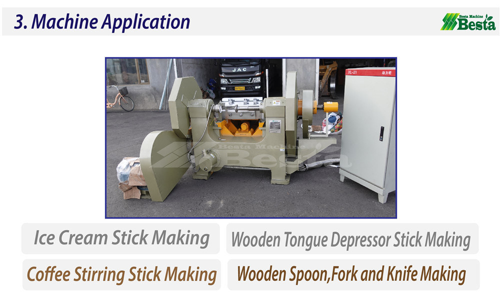 wood rotary cutting machine, ice cream stick making machine