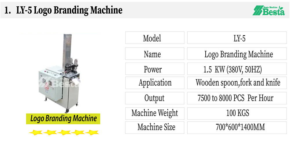 wooden spoon logo branding machine