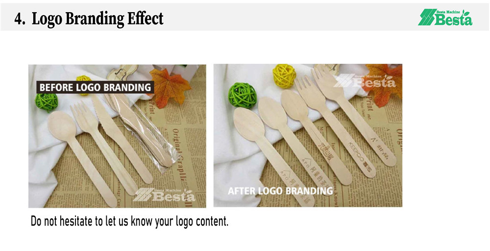 How to do logo branding on wooden spoon